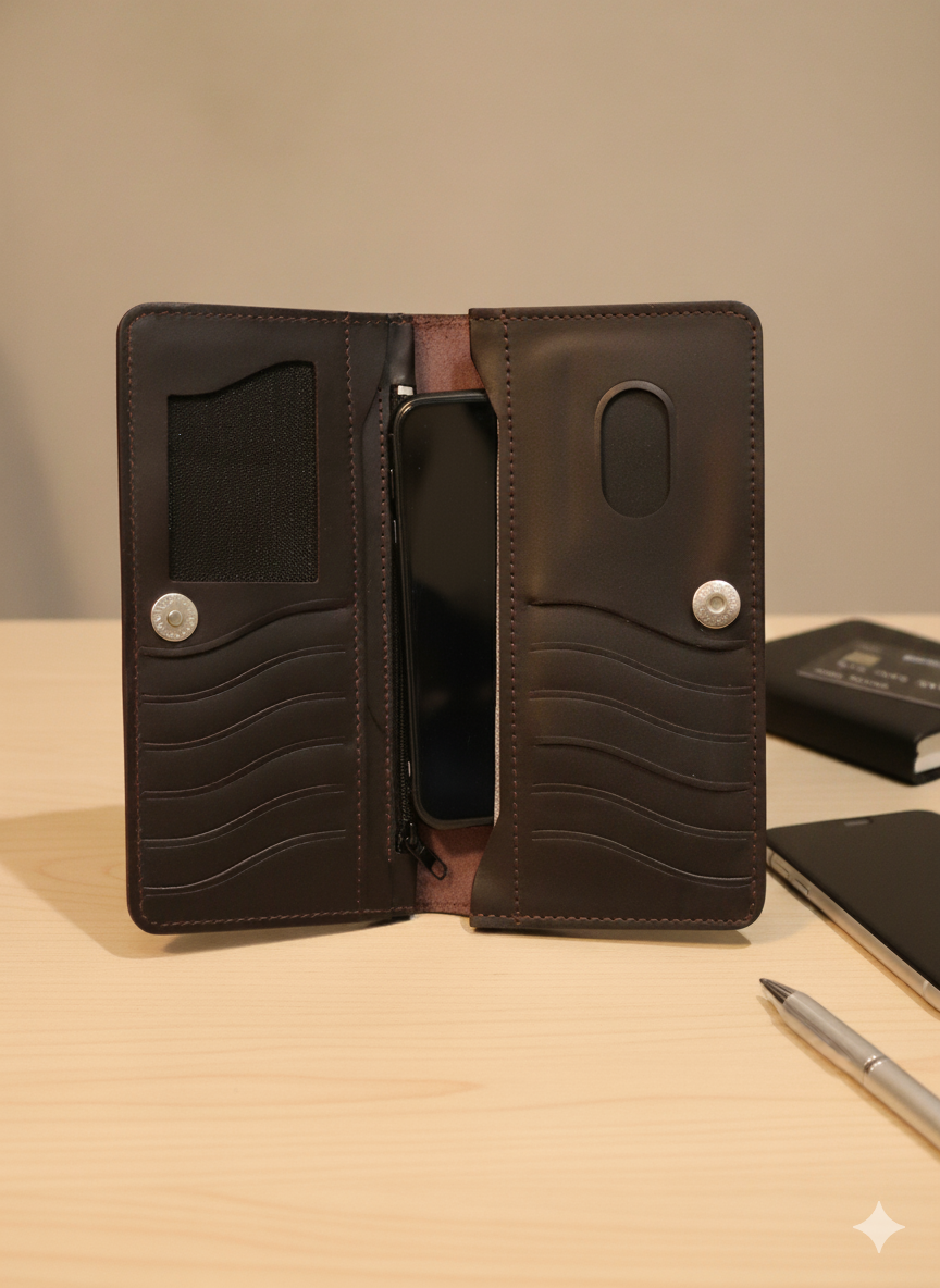 Leather Valley – Mobile + Wallet Combo