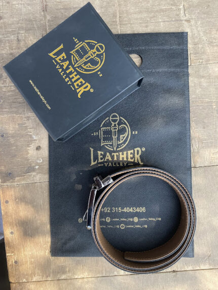 2 in 1 Leather Belt (Black & Brown)