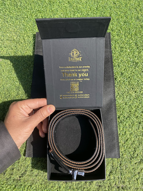 2 in 1 Leather Belt (Black & Brown) - Image 9